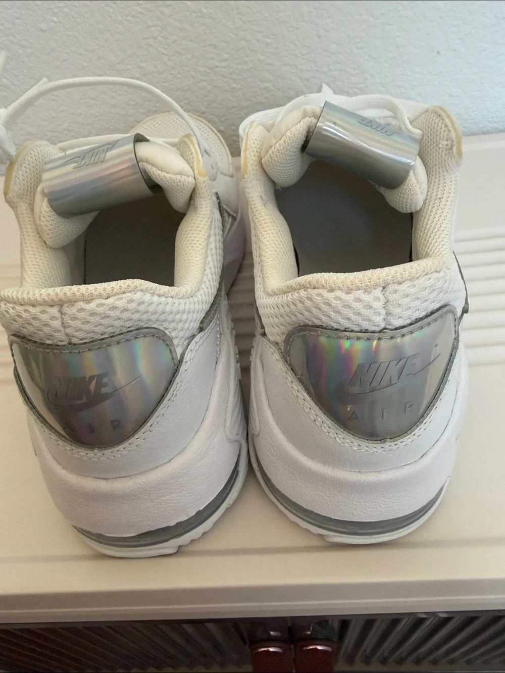 Nike Excee White / & Silver ☑️ Casual Sneakers.